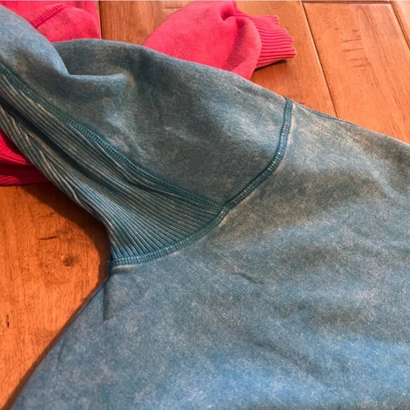 Zenana Outfitters Pink and Blue Sweatshirts - Picture 7 of 7